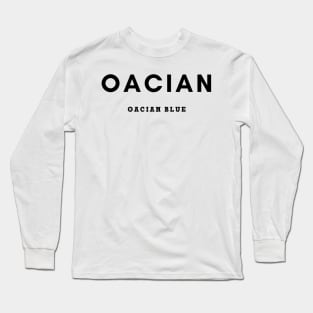 Oacian - Oacian Blue Long Sleeve T-Shirt